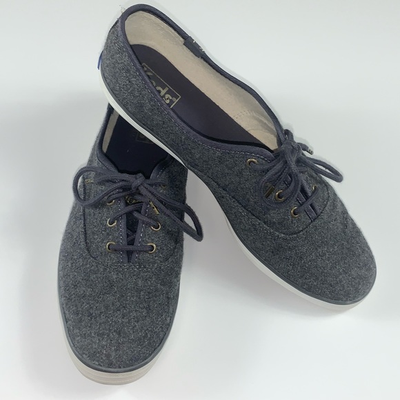 Keds Shoes - Keds 9.5 Marled Wool Blend Sneakers w/Gold Accents